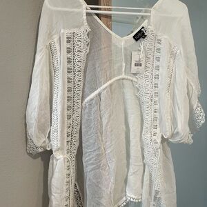 BRAND NEW WITH TAGS White swim cover TOPSHOP